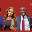A collage of Jeff Koinange, Fridah Mwaka, Ken Mijungu and Yvonne Okwara