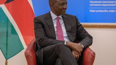 President William Ruto during a meeting with the Director General of the Food and Agriculture Organisation Qu Dongyu, in Rome, Italy