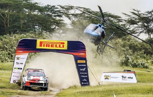 The official WRC Safari Rally chopper