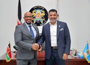 Governor Abdulswamad Nassir with CEC Ken Ambani