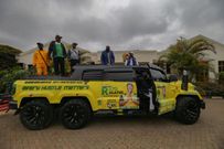 A Toyota Tundra which was used by President William Ruto to campaign in 2022