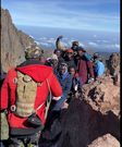 Larry Madowo's surprise encounter with KDF soldiers at Mt Kenya