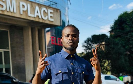Comedian Mulamwah poses for a photo