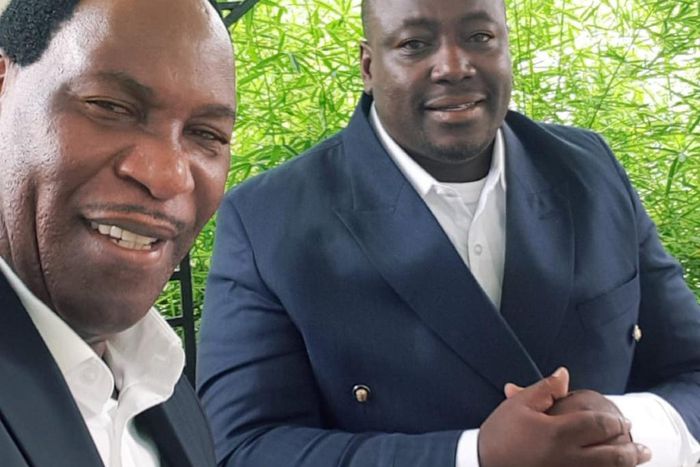 CEO of the Music Copyright Society of Kenya, Ezekiel Mutua with Pastor Victor Kanyari (Facebook)