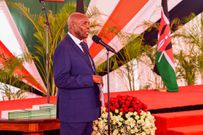 Education CS Ezekiel Machogu speaking after President William Ruto received a report from the Presidential Working Party on Education Reforms at State House on August 1, 2023