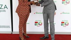 Njugush and his wife Celestine Ndinda