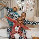 Diamond Platnumz and his Kids Tiffah and Nillan
