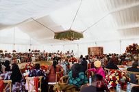 Guests at the tastefully decorated venue where  Peter Miano, Trade CS Rebecca Miano's son had his ruracio