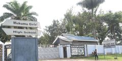Mukumu Girls High School signage