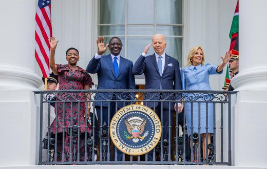 President William Ruto & Joe Biden with First Ladies Rachel Ruto & Jill Biden at the White House, Washington D.C.