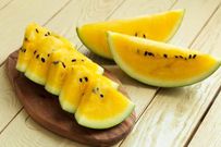 Yellow melons are said to be sweeter [ThriveCuisine]