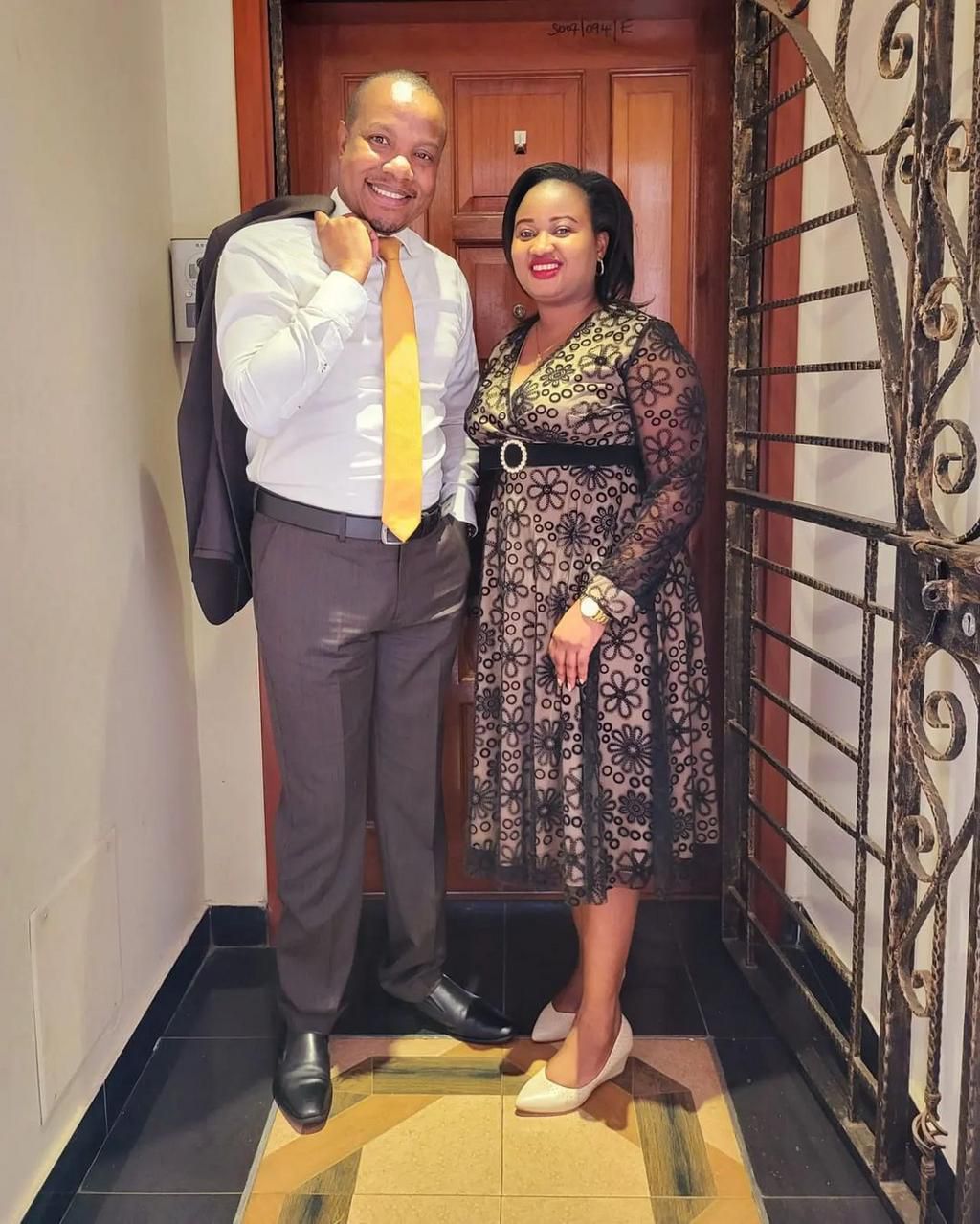 Bonnie Musambi and wife Betty Musambi