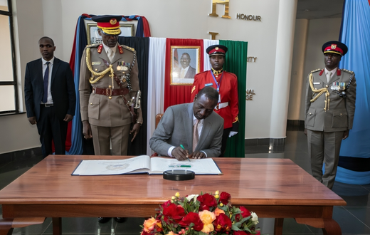 President William Ruto at the Kenya Military Academy - Lanet, Nakuru on May 31, 2024