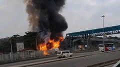 An LPG (liquefied petroleum gas) tanker has exploded near Pipeline Stage in Fedha, Embakasi, along Outering Road on May 3.