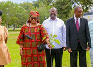 File image of Musalia Mudavadi with his wife Tessie at a past event