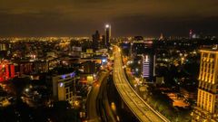 The Nairobi Expressway at night [Instagram]