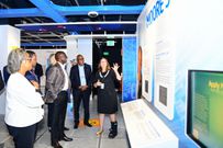 President Ruto during a tour at the Google office