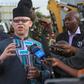 Government Spokesperson Isaac Mwaura addresses journalists in Nakuru County