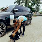 Harmonize and his Range Rover