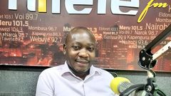 Milele FM Presenter Francis Luchivya