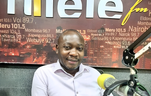 Milele FM Presenter Francis Luchivya