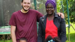 Isaiah Carrier aka Baba Jimmy and his wife Judith and their two children, Jimmy and Cynthia