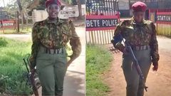 Jacinta Merlin Ouma was arrested for posing as a General Service Unit (GSU) officer.