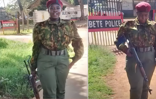Jacinta Merlin Ouma was arrested for posing as a General Service Unit (GSU) officer.