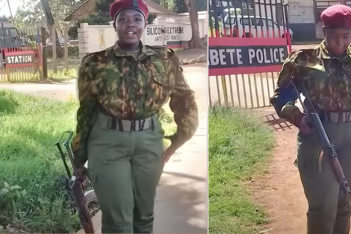 Jacinta Merlin Ouma was arrested for posing as a General Service Unit (GSU) officer.