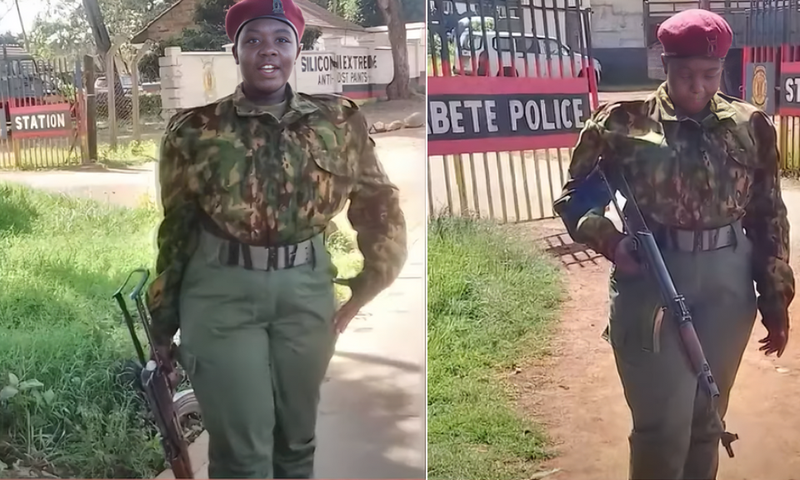 Jacinta Merlin Ouma was arrested for posing as a General Service Unit (GSU) officer.