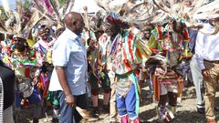 President William Ruto in Homa Bay County