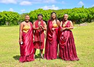 Guests at Stephen Letoo's colourful wedding in Narok