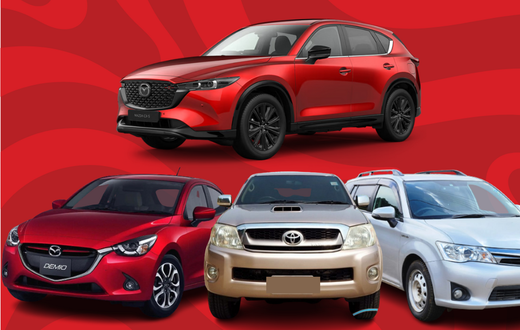 A collage of cars