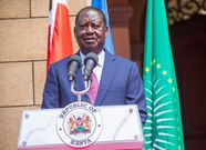 Former PM Raila Odinga during a joint press conference on June 5, 2024