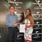 From L – R, John Andrews, General Manager, UMG Kenya and Savinnah, new signee