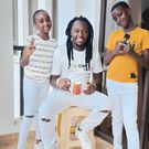 Media personality Shatta Bway and his two children