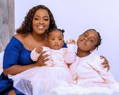 Jackie Matubia with her daughters Zari and Zendaya