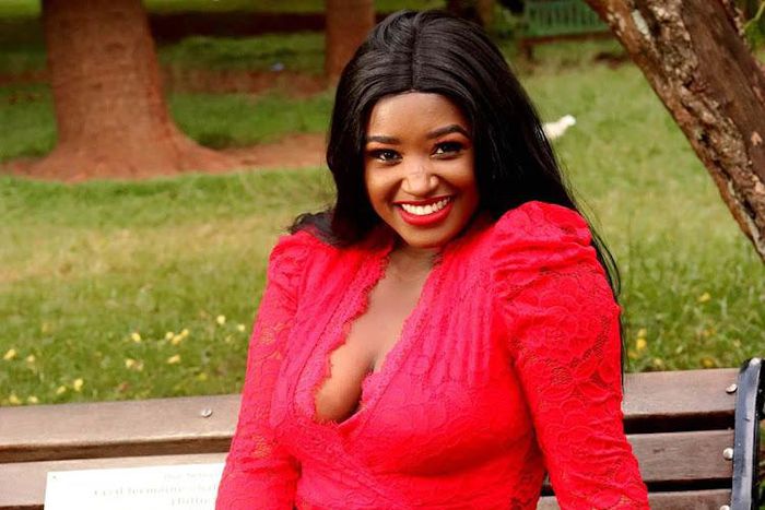 Actress Bernice Njeri Gachomba, popularly known as Njambi for her hilarious role in "The Real House-helps of Kawangware" series