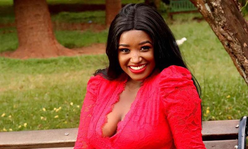 Actress Bernice Njeri Gachomba, popularly known as Njambi for her hilarious role in "The Real House-helps of Kawangware" series