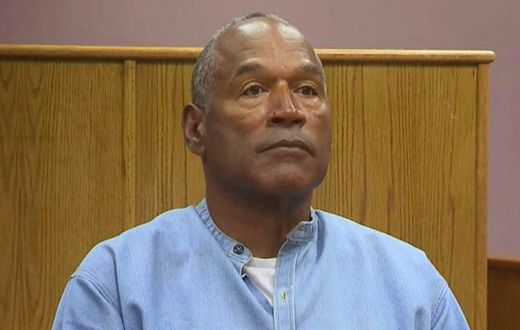 O.J. Simpson at his parole hearing.
