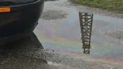 Car leaking oil
