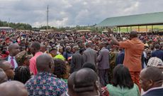 President William Ruto during an address in Nakuru County on July 15, 2024