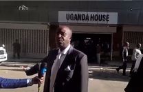 Lawyer Danstan Omari talking to the media