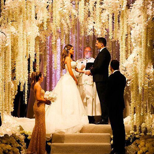 Sophia and Joe got married in a very large and lavish ceremony