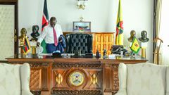 President William Ruto in his office at State House, Nairobi