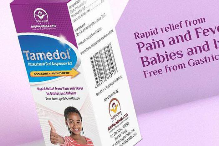 Paracetamol oral solution.