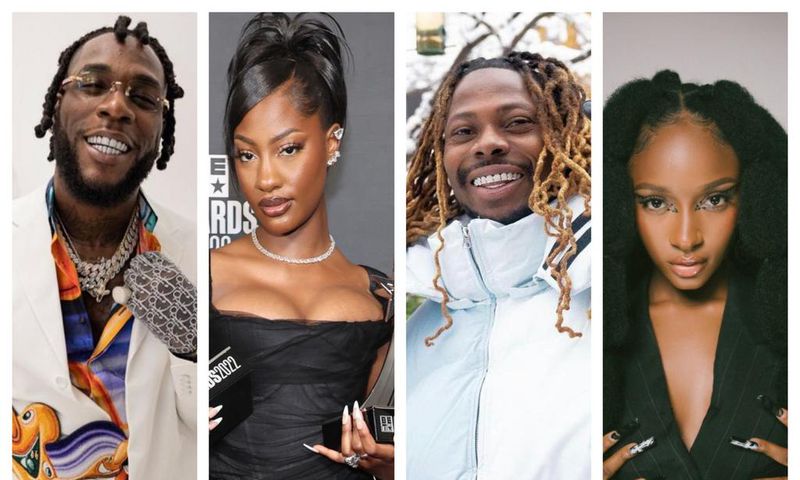 Burna Boy, Tems, Asake, Ayra Starr nominated for 2023 BET Awards