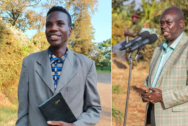 KK Mwenyewe (left) and Rigathi Gachagua