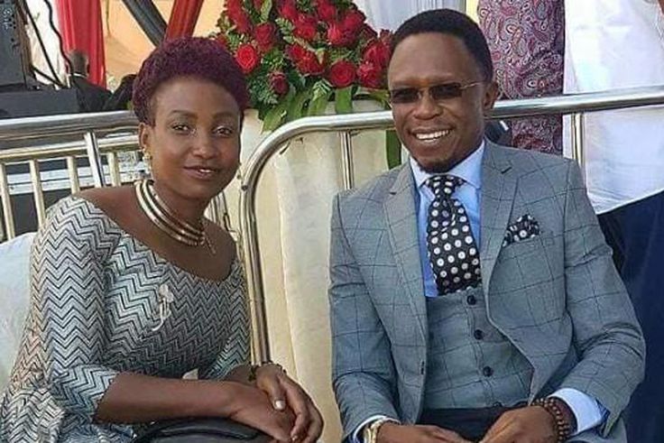 The late Priscah Mwaro and Sports CS Ababu Namwamba