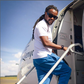 Nyashinski boarding a plane